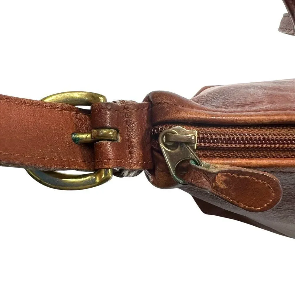 Vintage Coach MacDougal Tan Leather Crossbody 4130